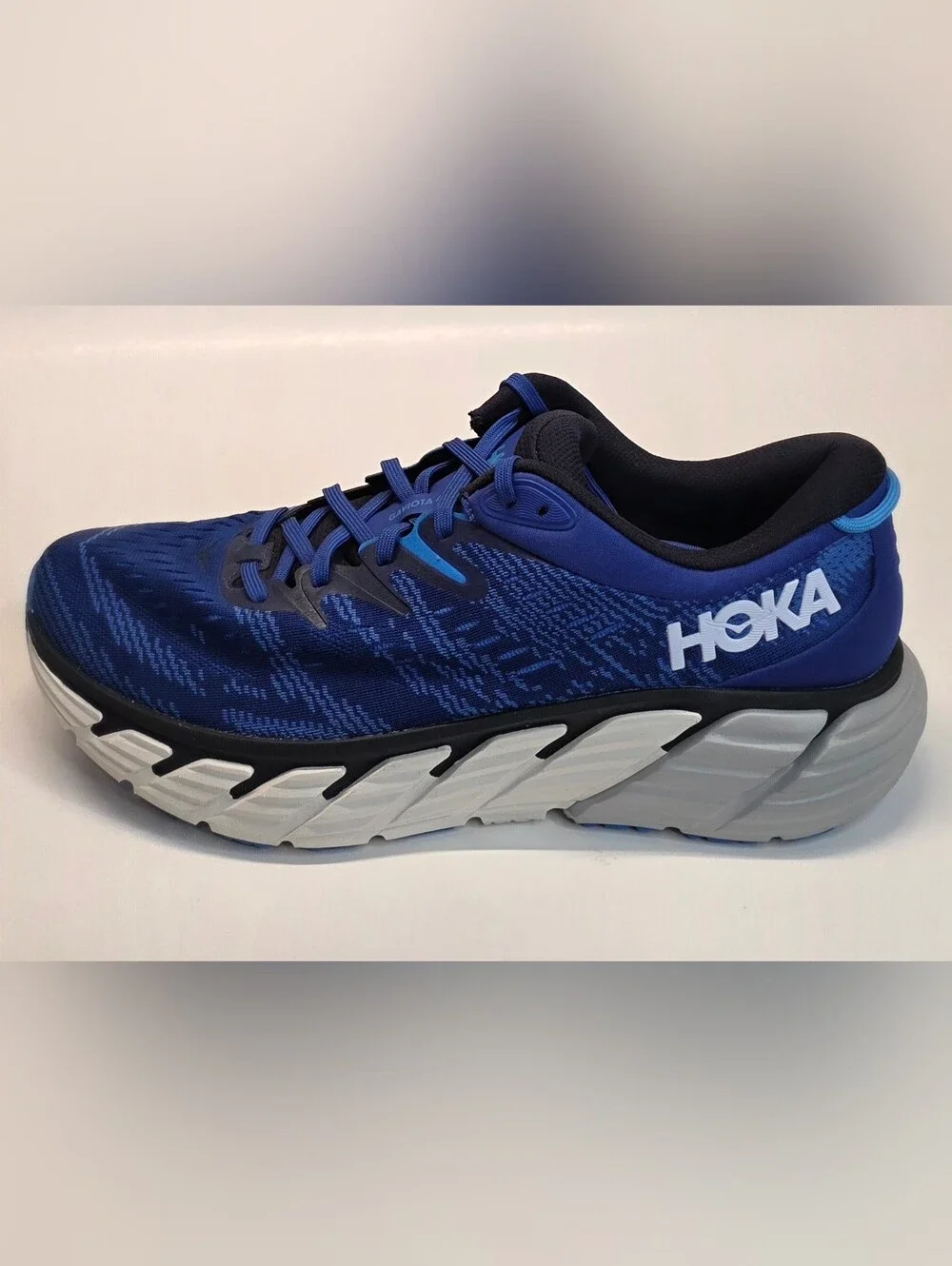 New Hoka One One GAVIOTA 4 Running Shoes BLUE 1123198 Men's Size 12.5D